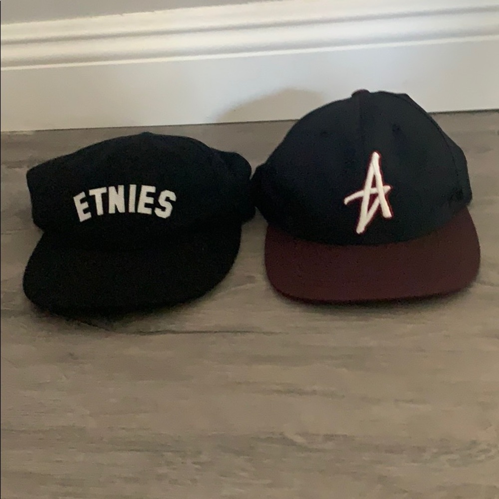 Altamont and Etnies hats